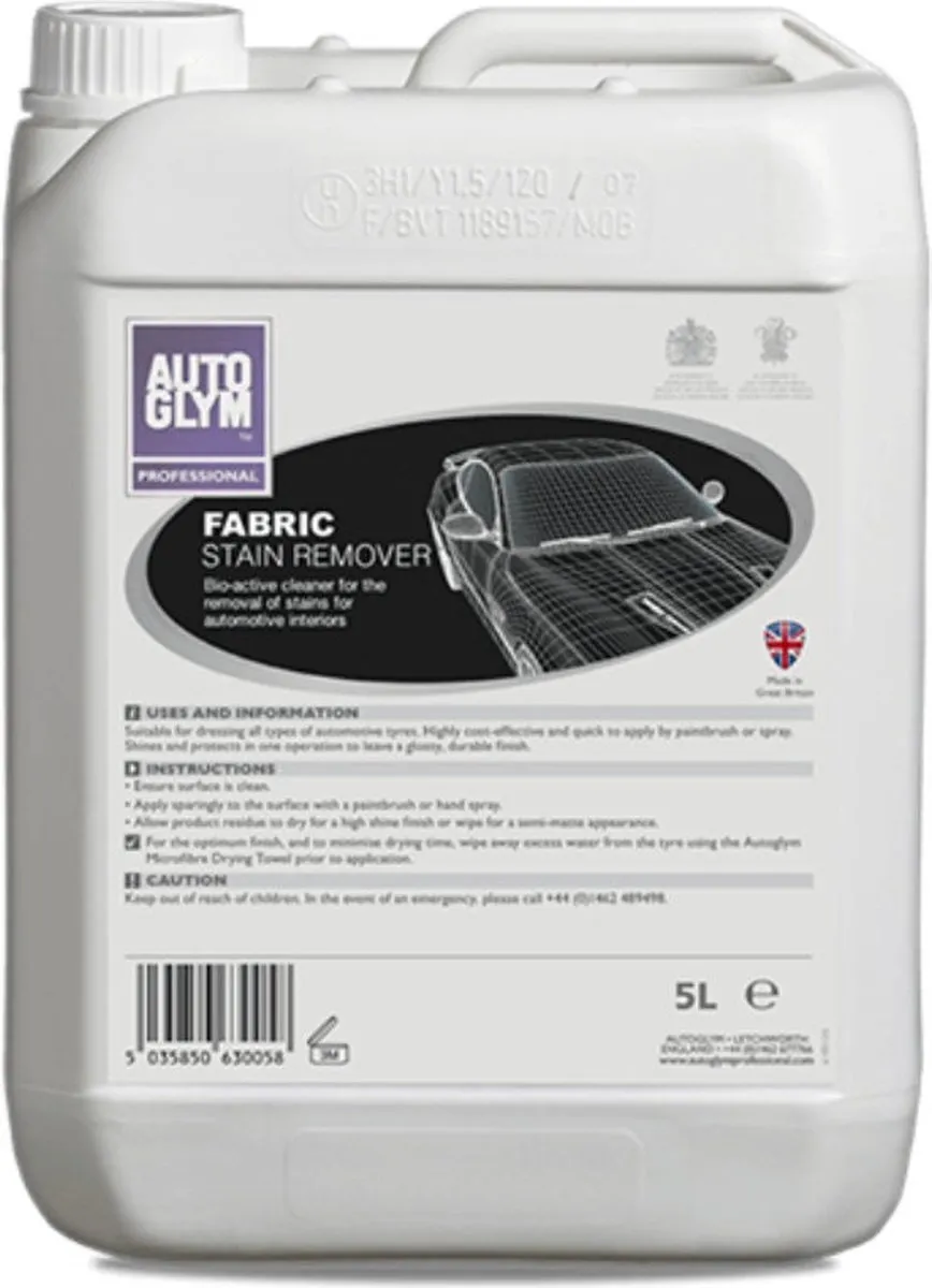 AUTOGLYM Fabric Stain Remover 5 liter