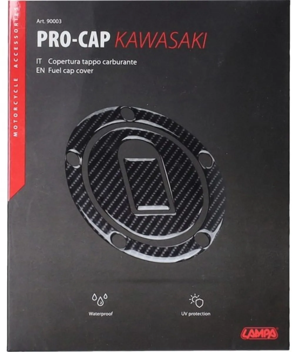 Lampa Tankdopdeksel Beschermer Carbon - Kawasaki UV - 5 Gaten