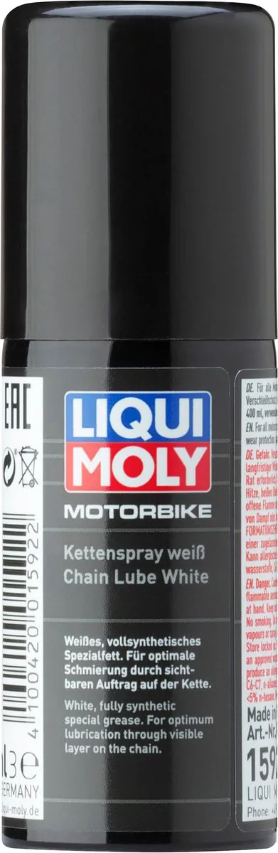 Liqui Moly Motorbike Kettingspray Wit 50ml