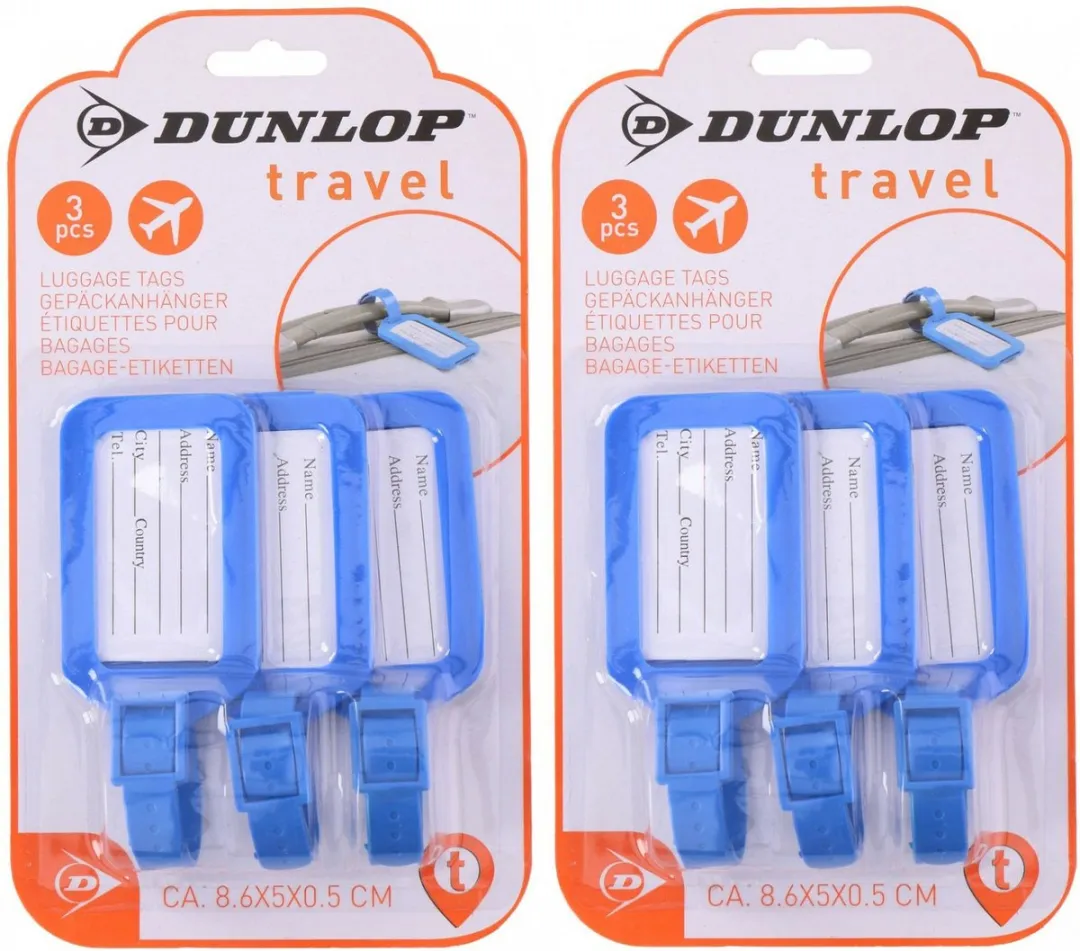 Dunlop Kofferlabels