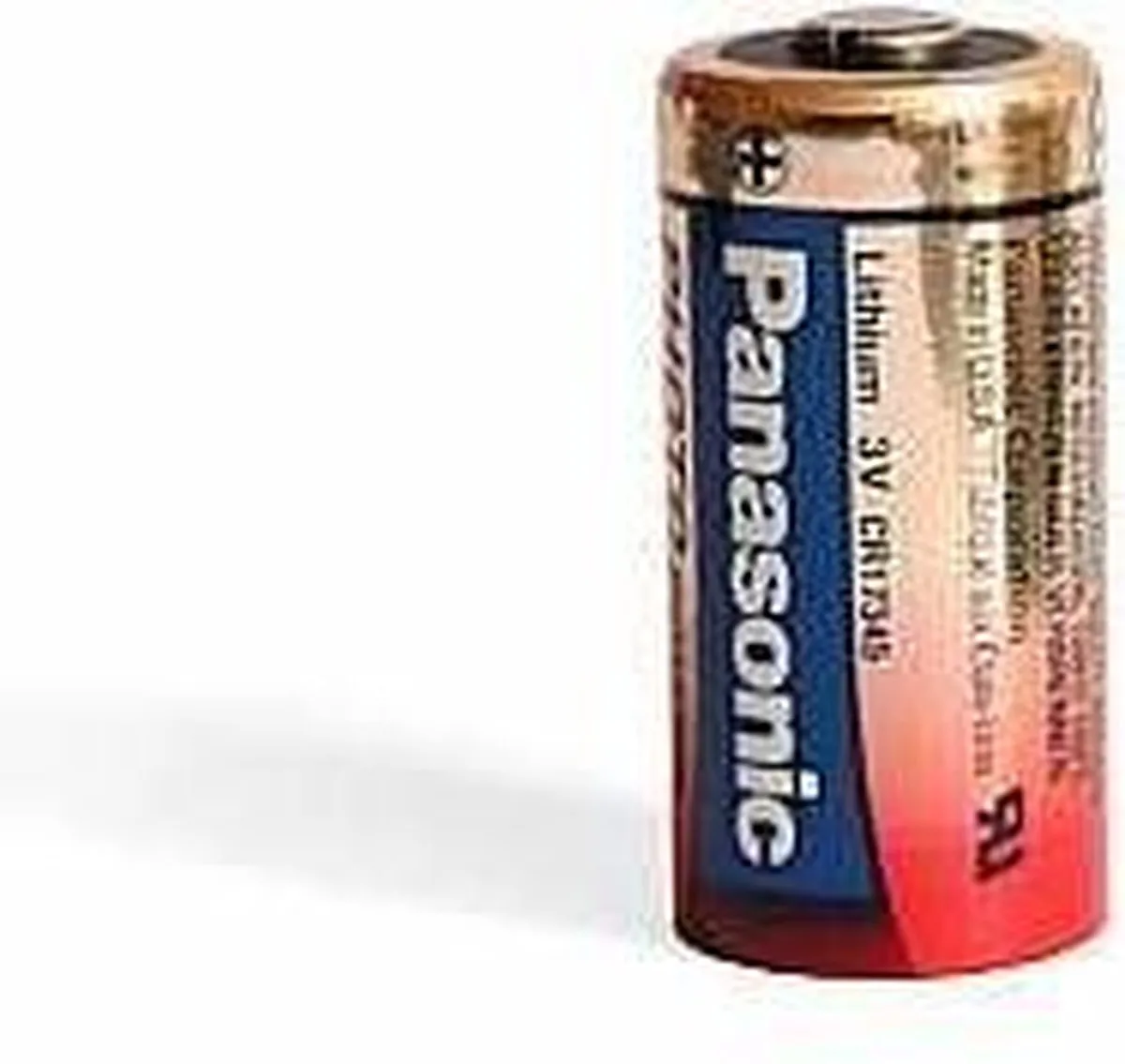 Panasonic CR123AL Fotobatterij - 1550mAh - 2 Stuks