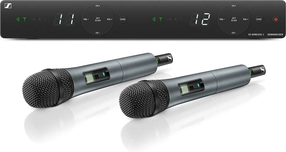 Sennheiser XSW 1-825 DUAL-E Draadloos Microfoonsysteem - Nero