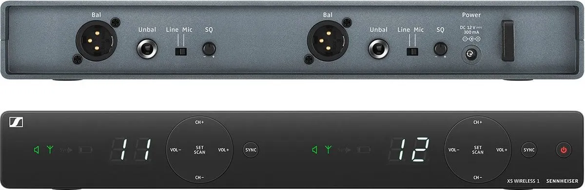 Sennheiser XSW 1-825 DUAL-E Draadloos Microfoonsysteem
