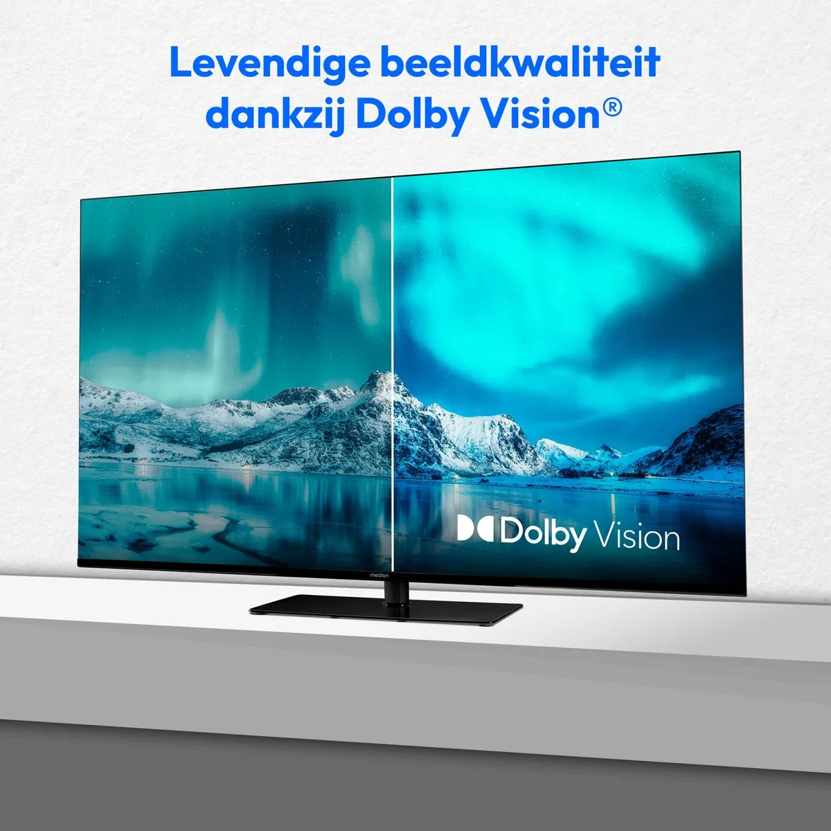 Medion 108cm (43") TV 4K MD 843400 - Zwart