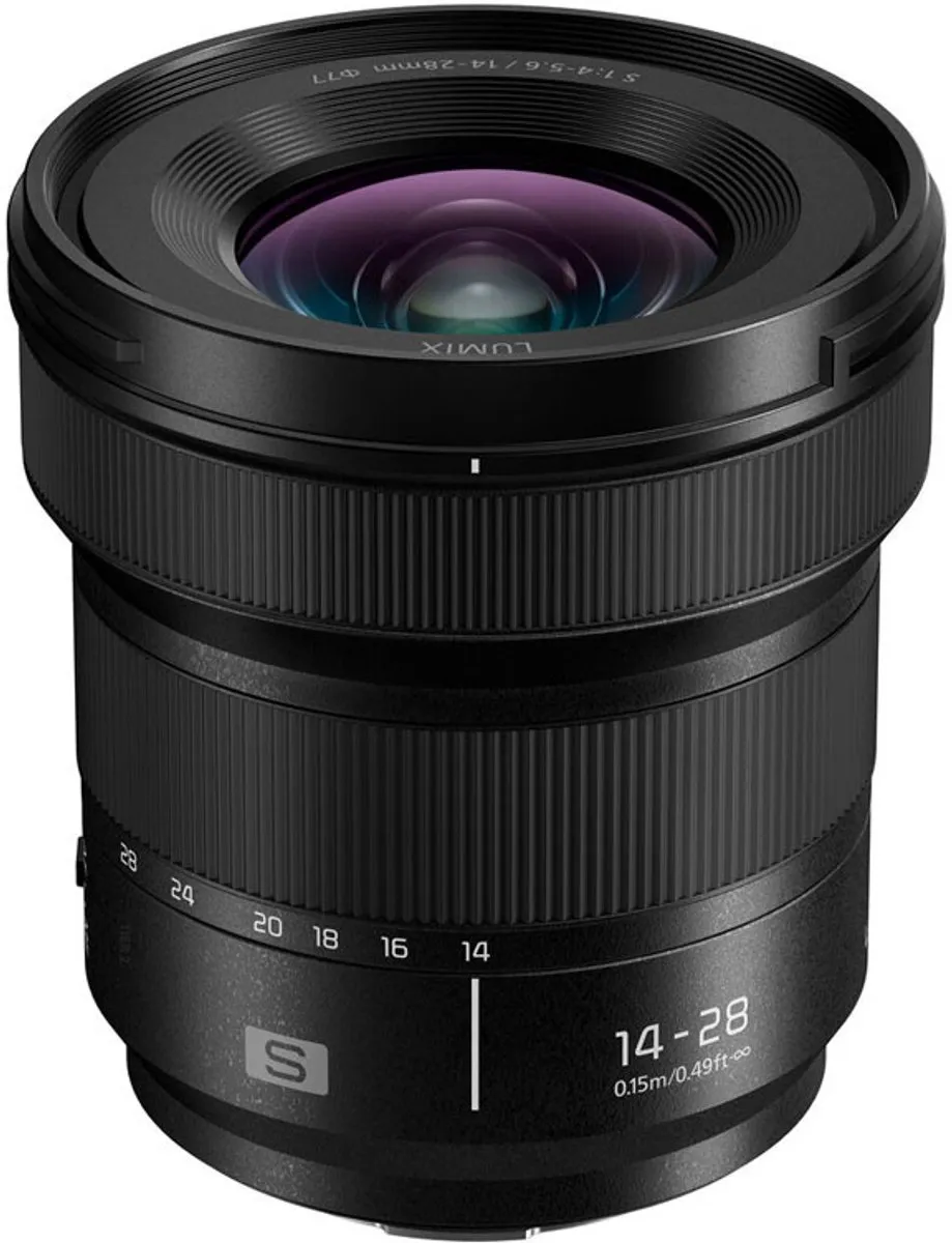 Panasonic Lumix S S-R1428E Groothoeklens 14-28mm f/4-5.6 - Zwart
