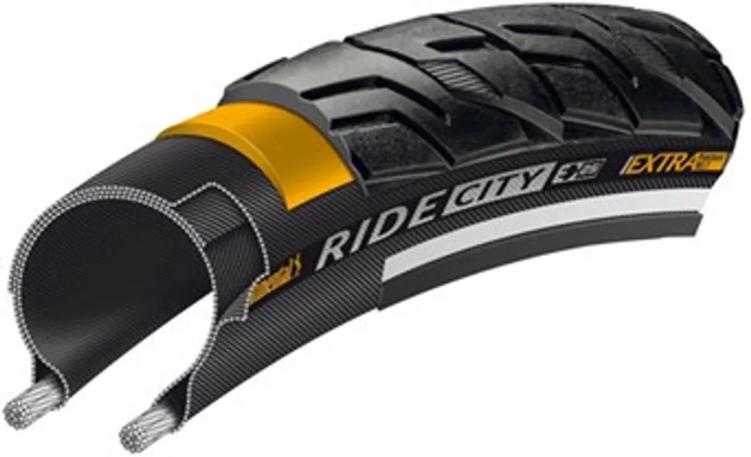 Continental Ride City 700x47 Stevige Urbanband - 47-622 - Zwart/Crème