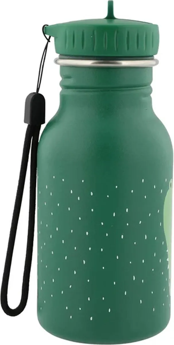 Trixie Mr. Crocodile RVS Waterfles 350ml - Groen