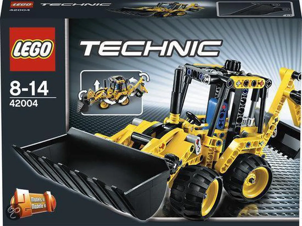 LEGO Technic Mini Schoplader 42004 - 246 Stukken - Geel/Zwart