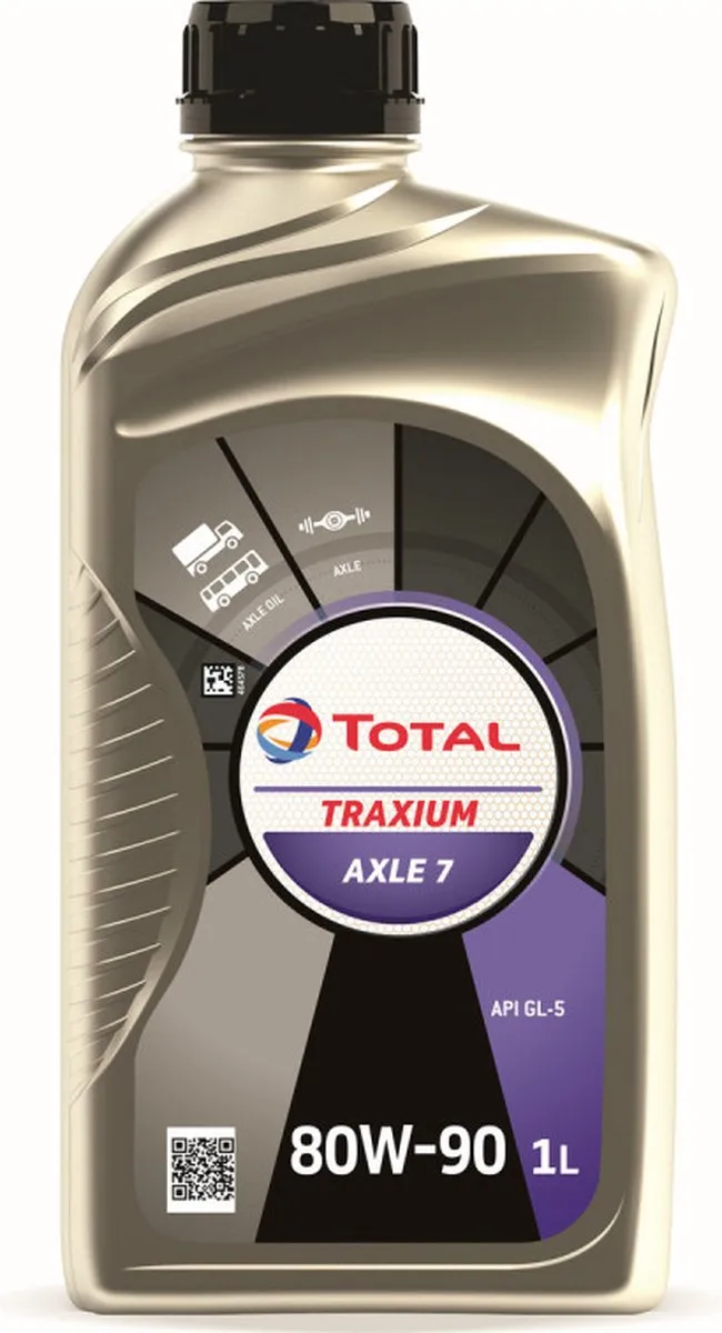 Total Traxium Axle 7 80W90 Versnellingsbakolie 1L