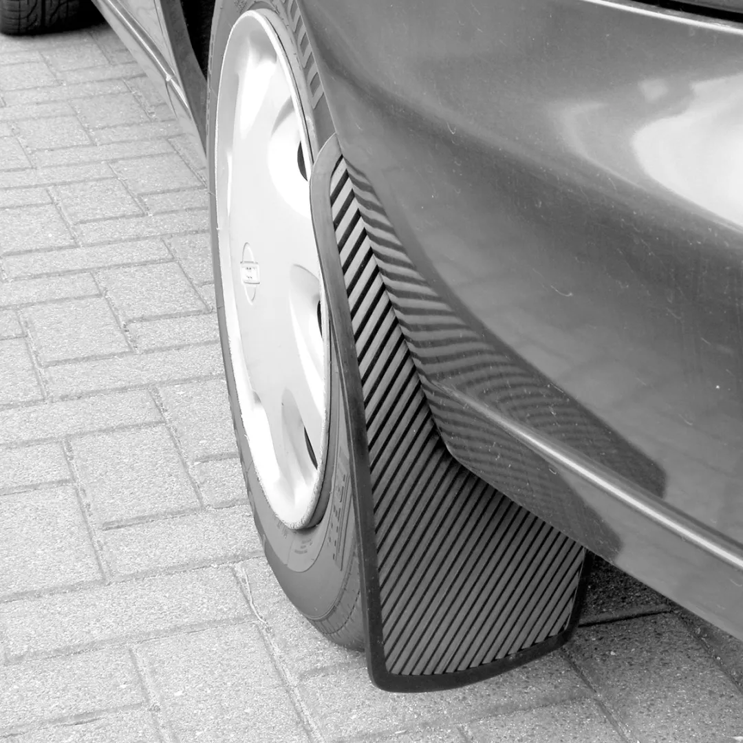 Carpoint Spatlappenset 36x21cm - Zwart - 2 Stuks