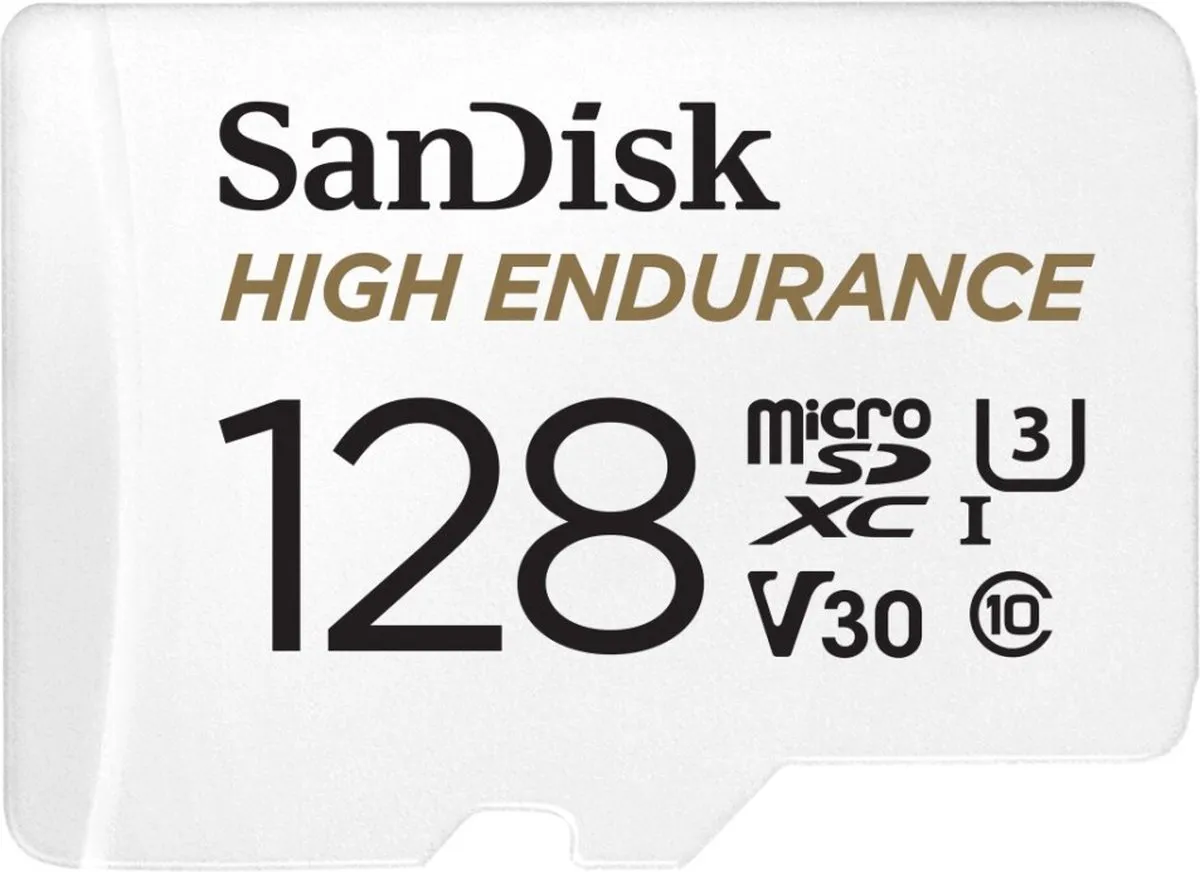 SanDisk High Endurance SDSQQNR-128G Geheugenkaart 128GB