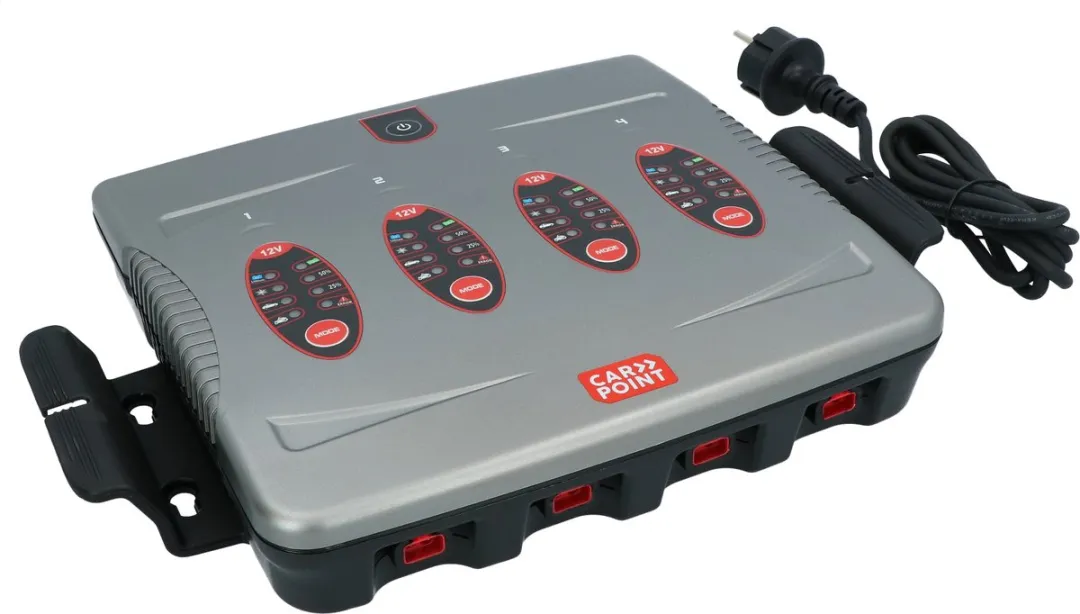 Carpoint BX-6 Acculader 12V - 4 Accu's - 16A - 5-Stappen