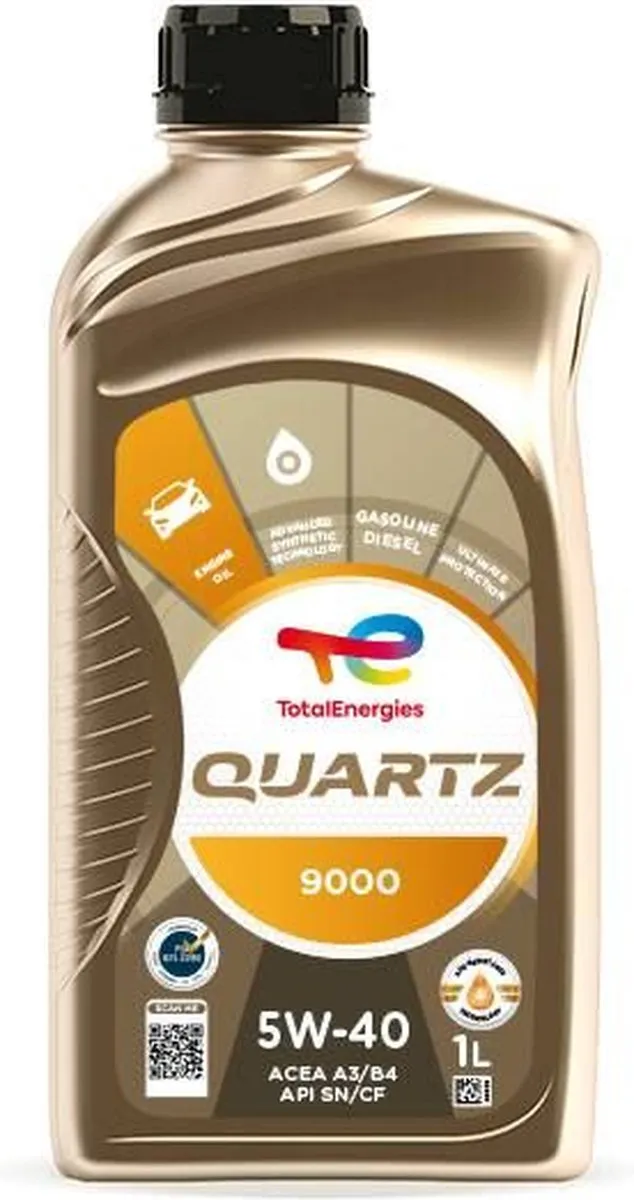 Total Quartz 9000 5W-40 Motorolie 1L