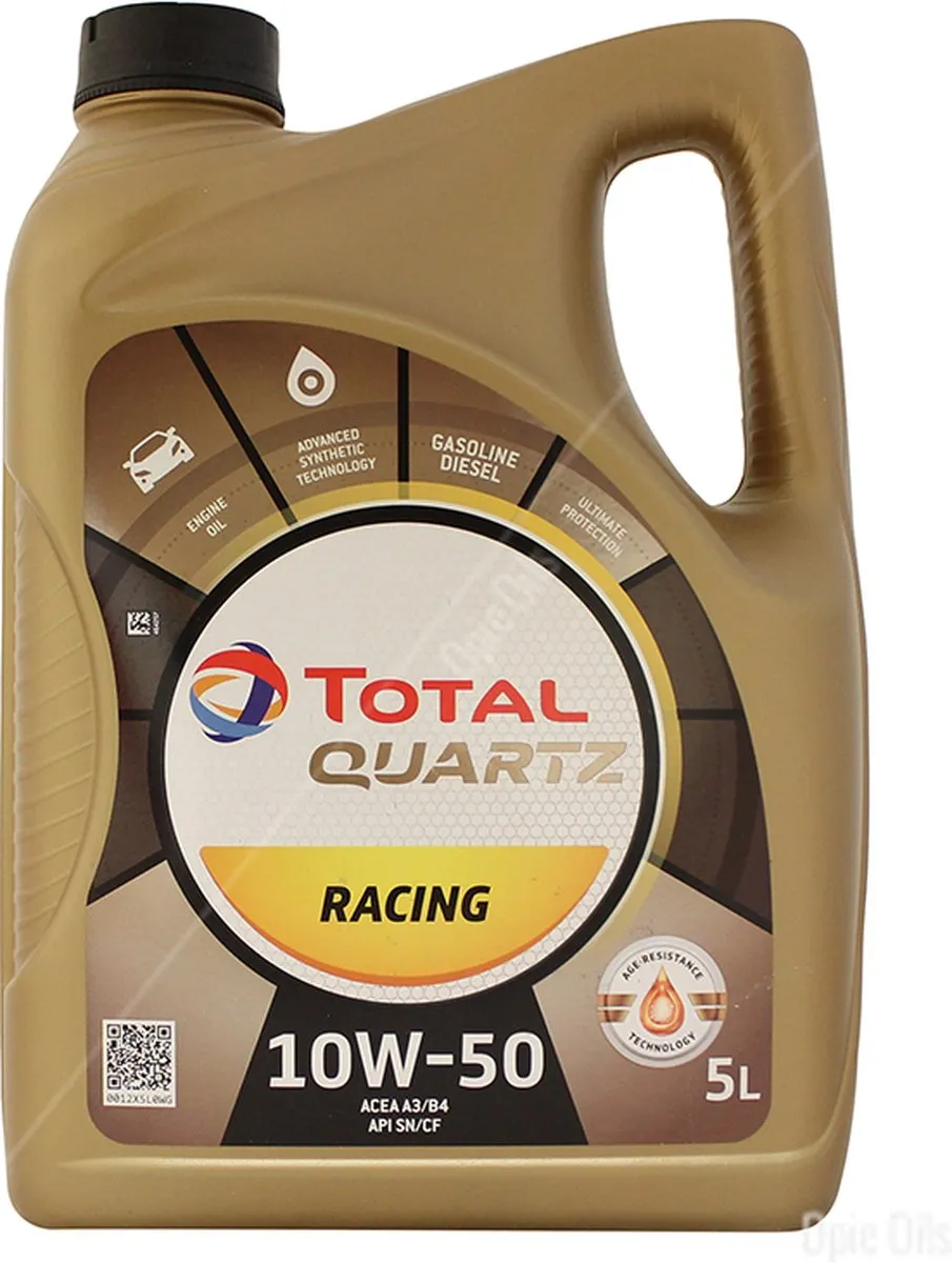 Total Quartz Racing 10W50 Motorolie 5L