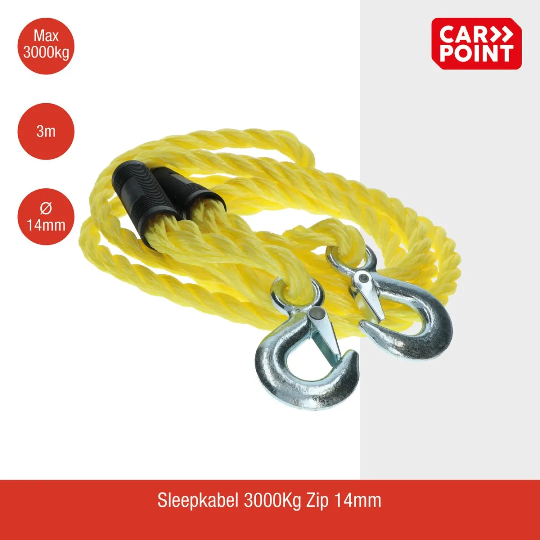 Carpoint Sleepkabel 3000KG - 14mm