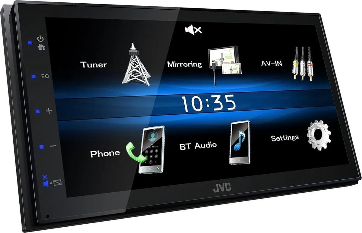 JVC KW-M25BT 2DIN Autoradio - Zwart