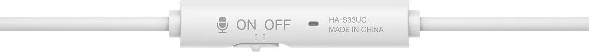 JVC HA-S33UC USB-C Hoofdtelefoon - Wit