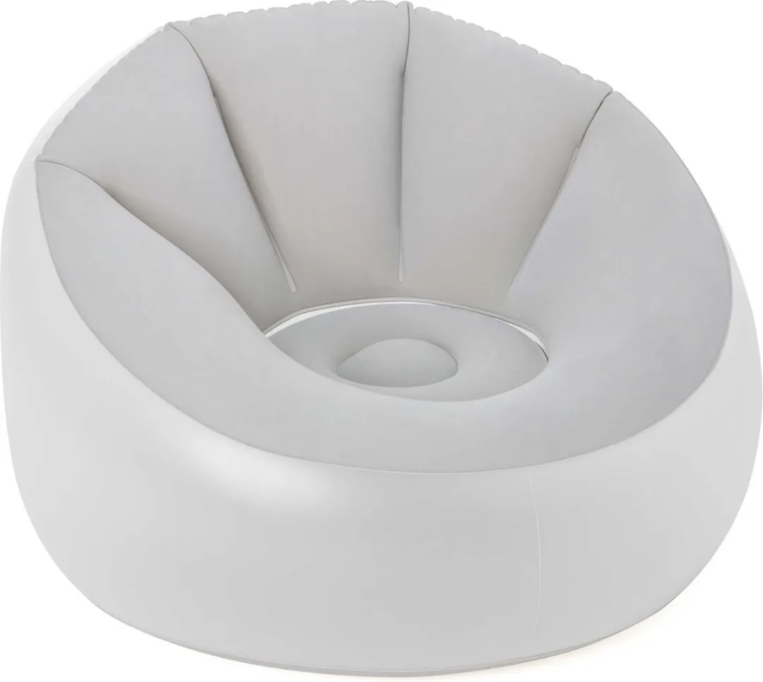 Bestway - opblaasbare stoel - met verlichting - 102x97x71 cm - grijs