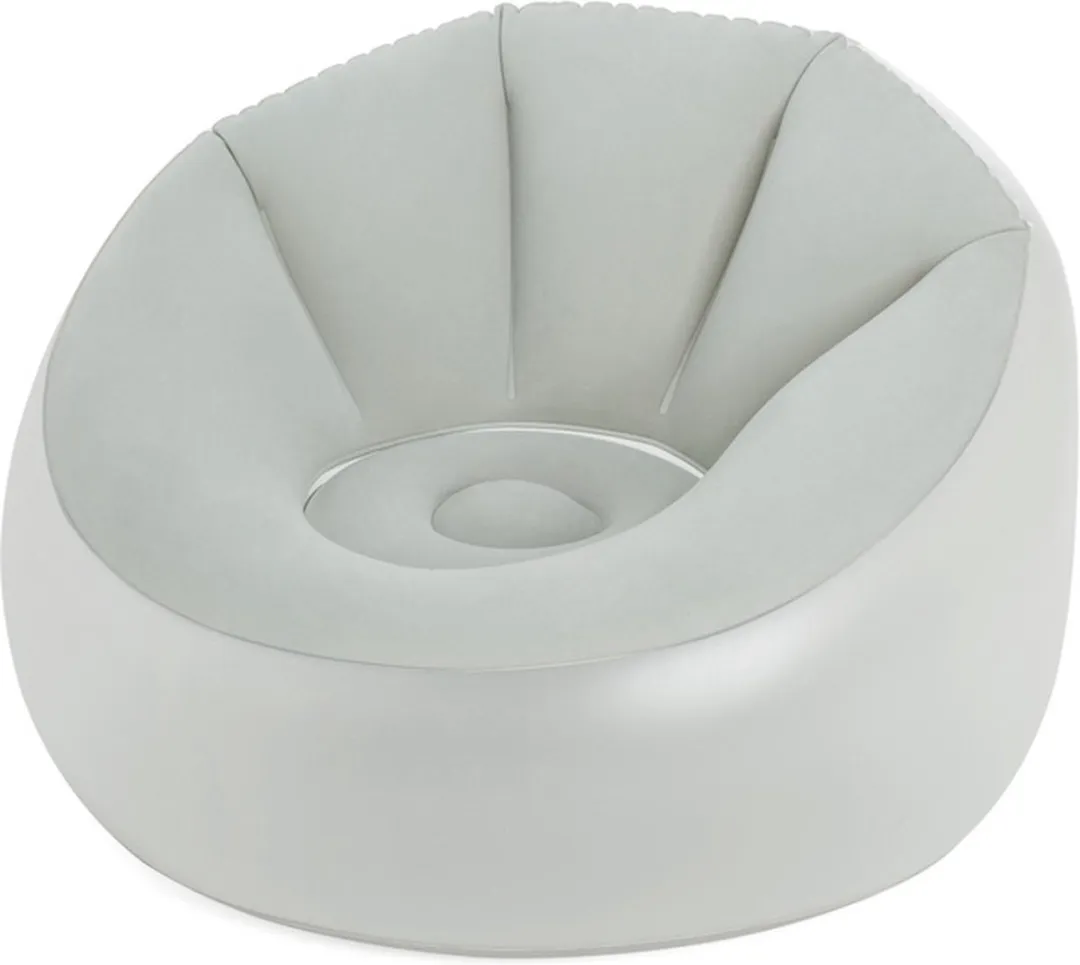 Bestway - opblaasbare stoel - met verlichting - 102x97x71 cm - grijs