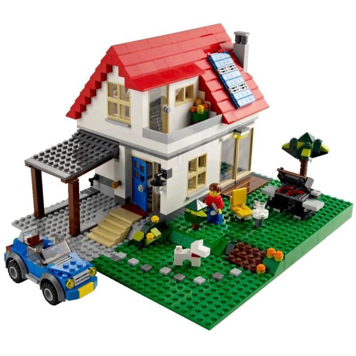 LEGO Creator Huis met Carport 5771 - 714 Stukken