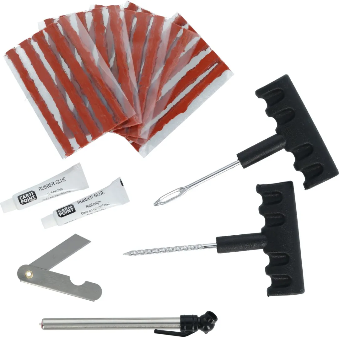 Carpoint Bandreparatieset 31-delig - Universeel - Inclusief spanningsmeter - afbeelding 6 van 6