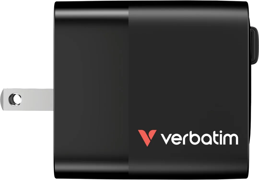 Verbatim GaN Wandlader 65W 2-Poorten 32217 - Zwart