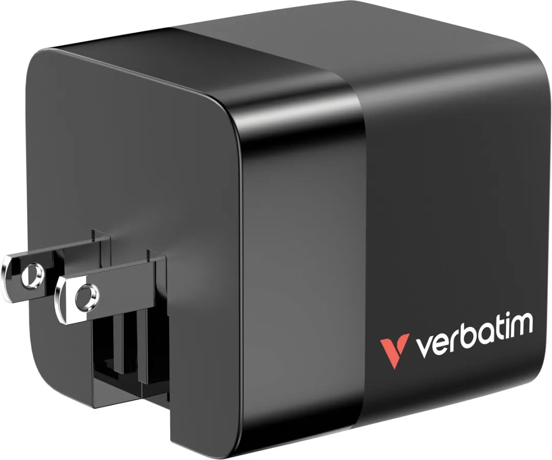 Verbatim GaN Wandlader 65W 2-Poorten 32217 - Zwart