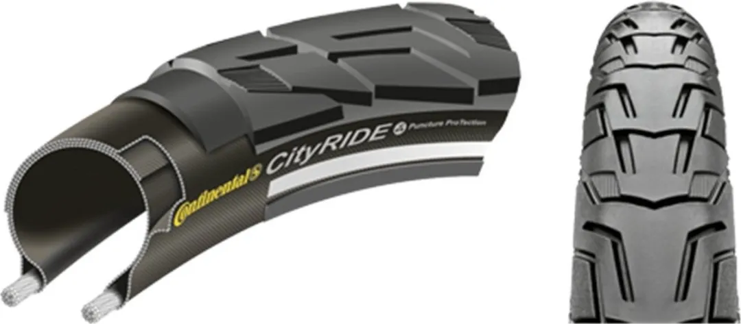 Continental Ride City 28x1.75 (47-622) Buitenband - 2 Stuks Zwart
