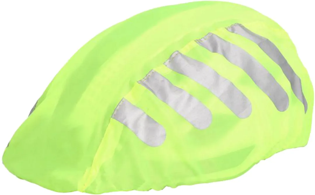 FISCHER regenhoes voor fietshelmen, neongeel