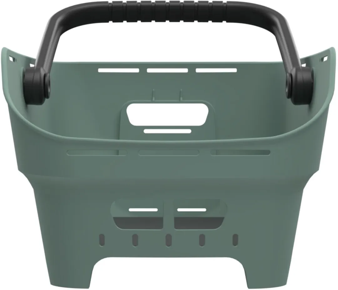 Basil Cento Neo Fietsmand Achter - 21L - Zilvergroen