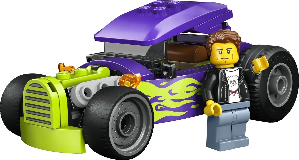 LEGO City Hot Rod Bouwset - 81 Stukken - 2 Minifiguren - Multicolor