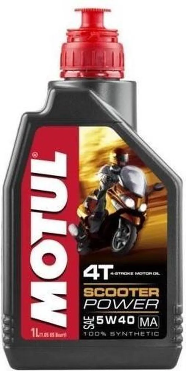 Motul Scooter Power 4T 5W40 Motorolie 1L - afbeelding 6 van 6