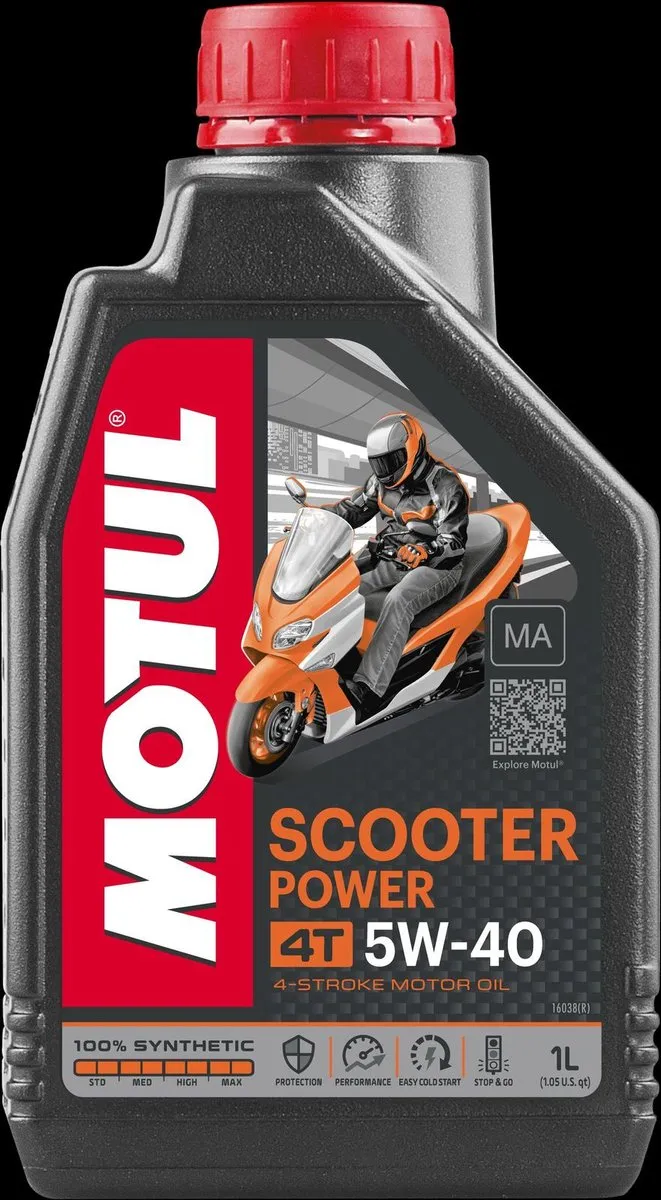 Motul Scooter Power 4T 5W40 Motorolie 1L