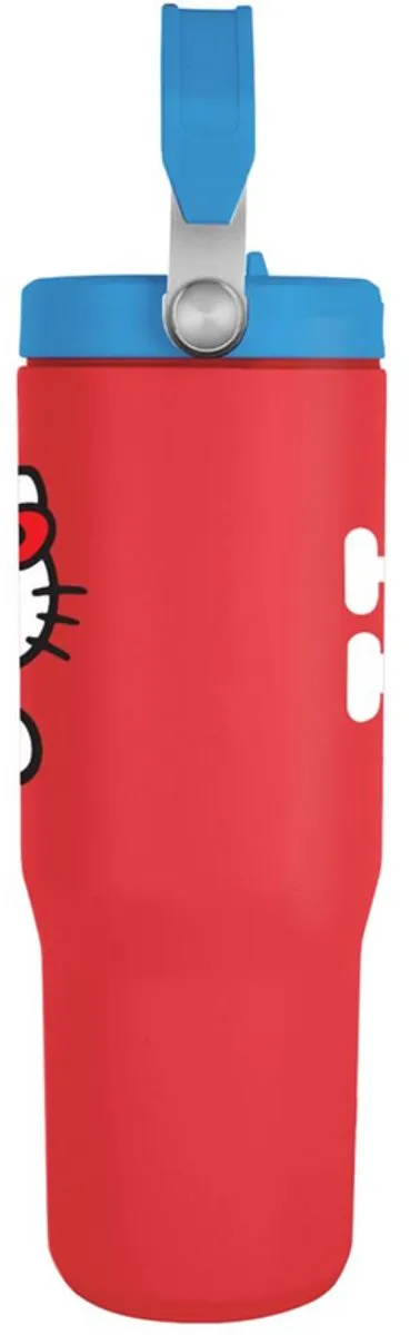 Hello Kitty Drinkfles - Rood/Blauw