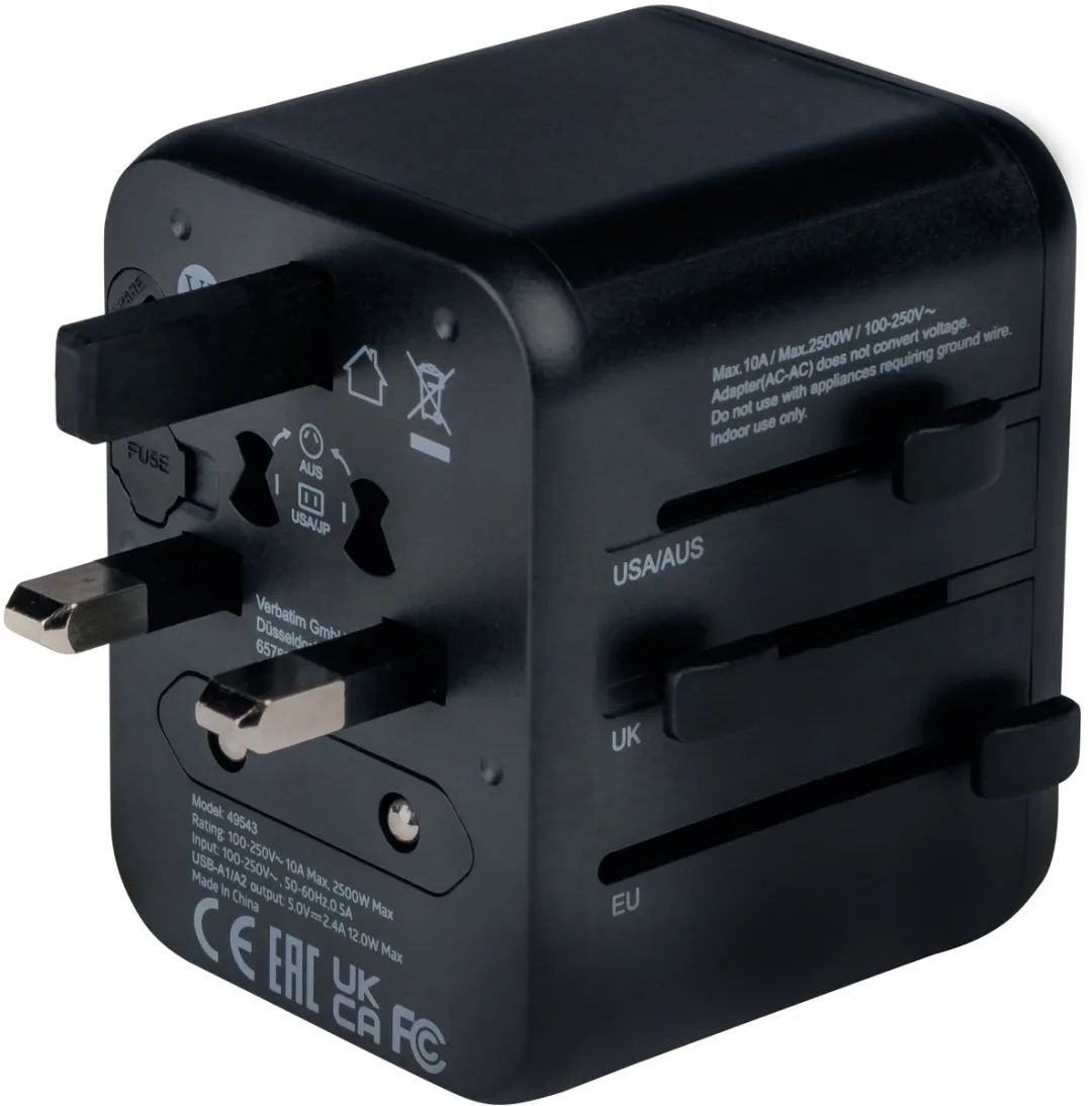 Verbatim UTA-01 Universele Reisadapter