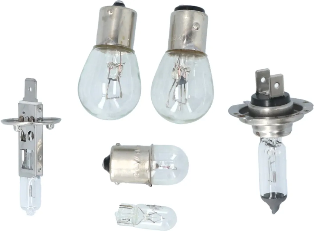 Carpoint Reservelampenset 8-delig H1/H7 - Multicolor