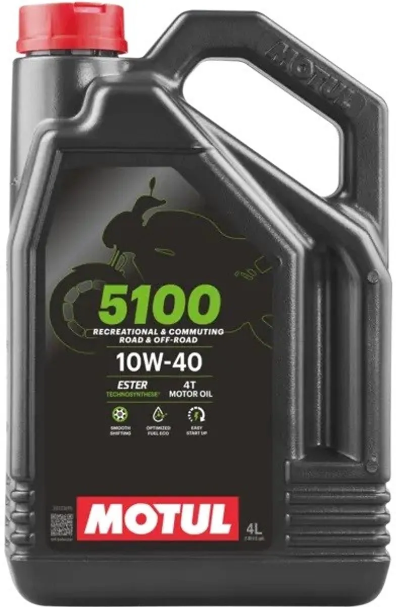 Motul 5100 10W40 Motorolie 4L - Semi-synthetisch