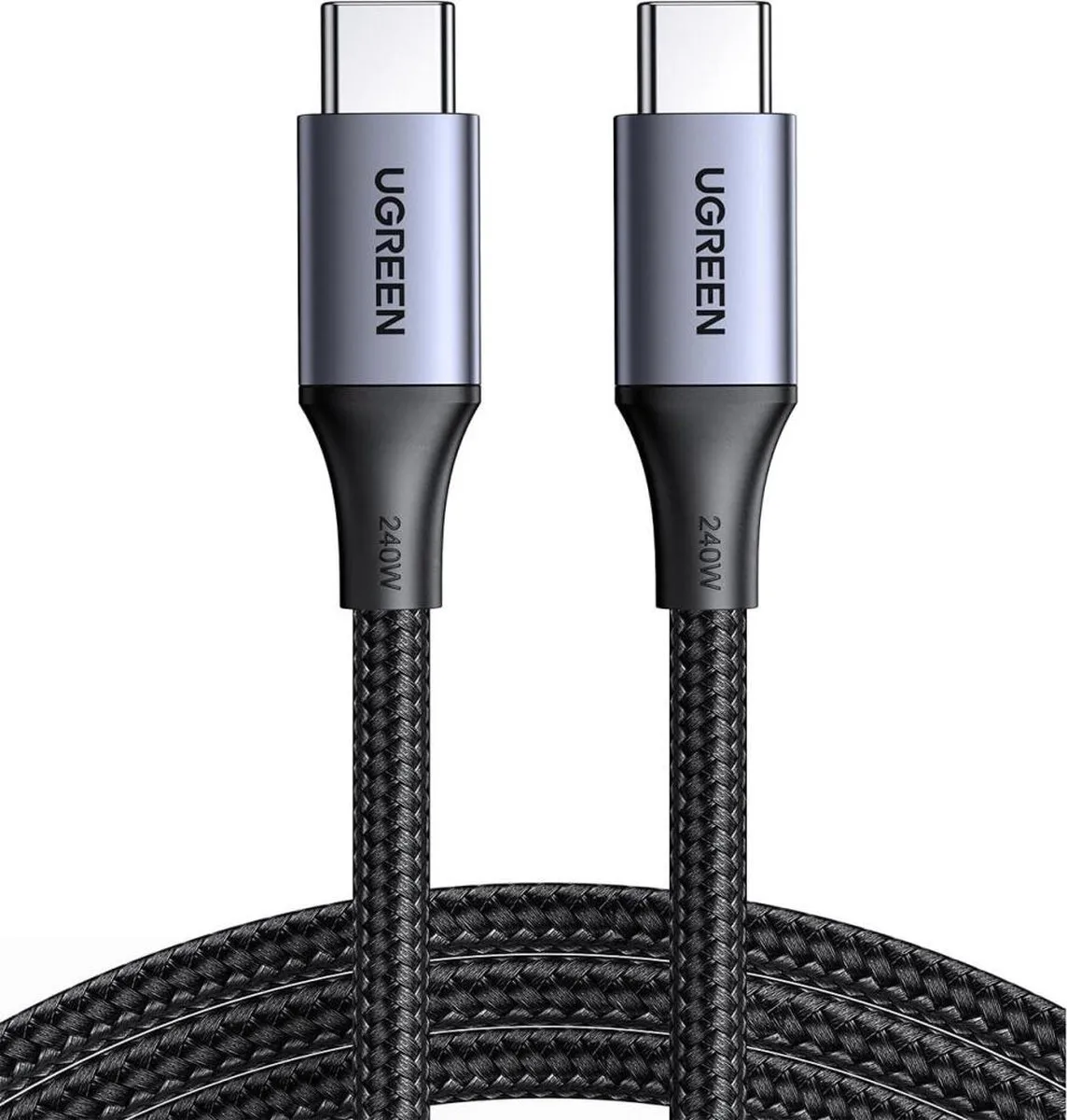 UGREEN Gevlochten USB-C Kabel 240W 2M