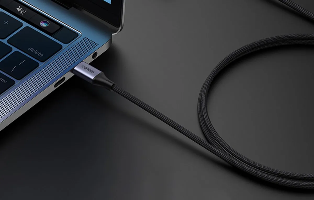 UGREEN Gevlochten USB-C Kabel 240W 2M - Zwart