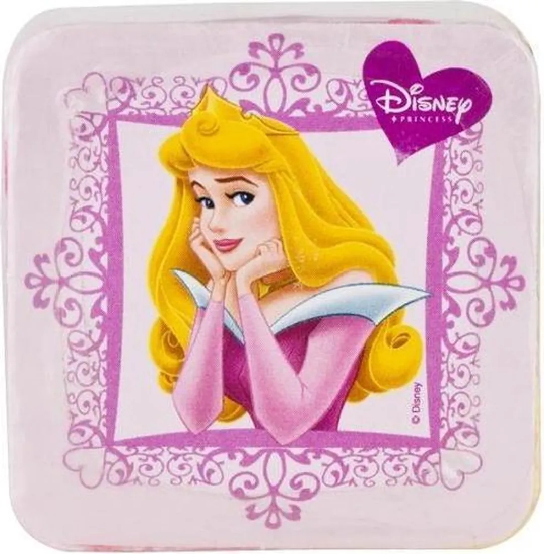 Disney Magische Handdoek Assepoester/Sneeuwwitje/Belle/Doornroosje 30x30cm