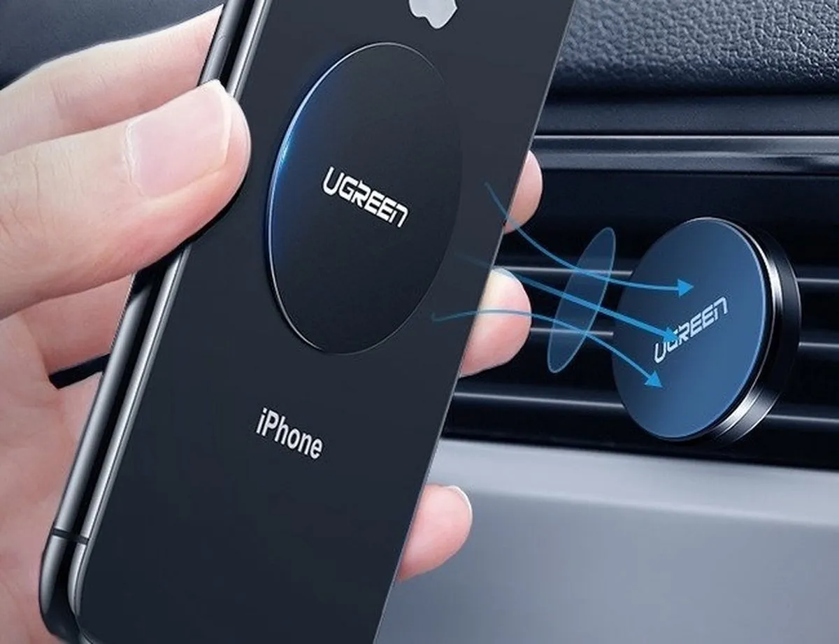 Ugreen Magnetische Telefoonhouderplaat 2x - Zwart
