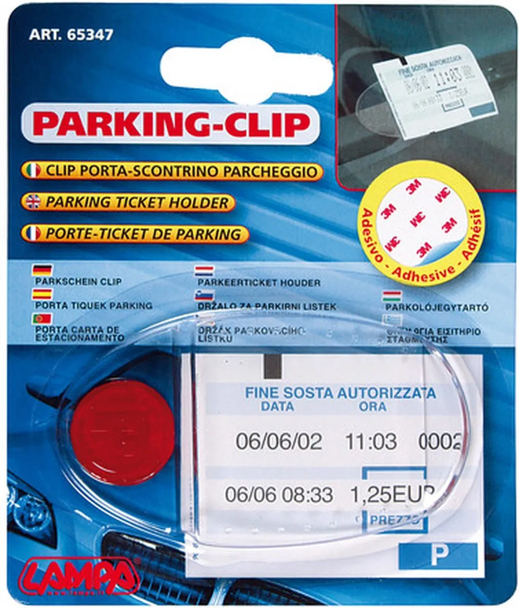 Lampa Parkeerkaart Houder - Transparant