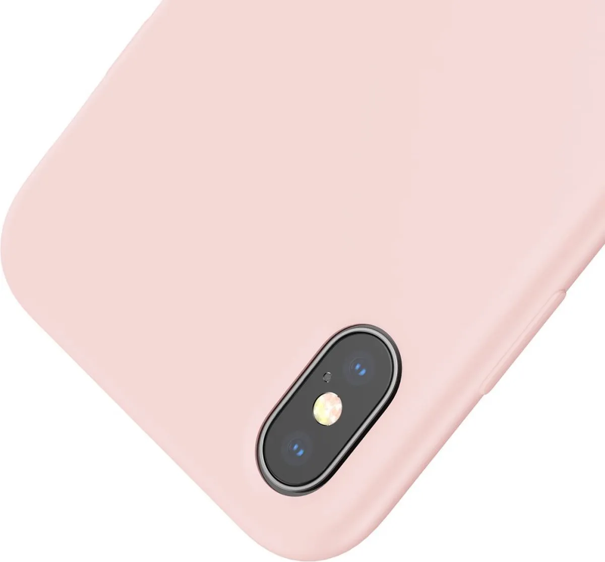 Baseus LSR Series Hoesje iPhone X/XS - Roze