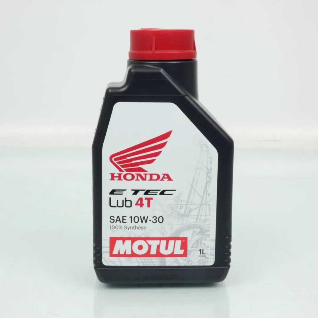 Motul E-TEC Lub 4T 10W30 1L - 100% Synthese - Honda