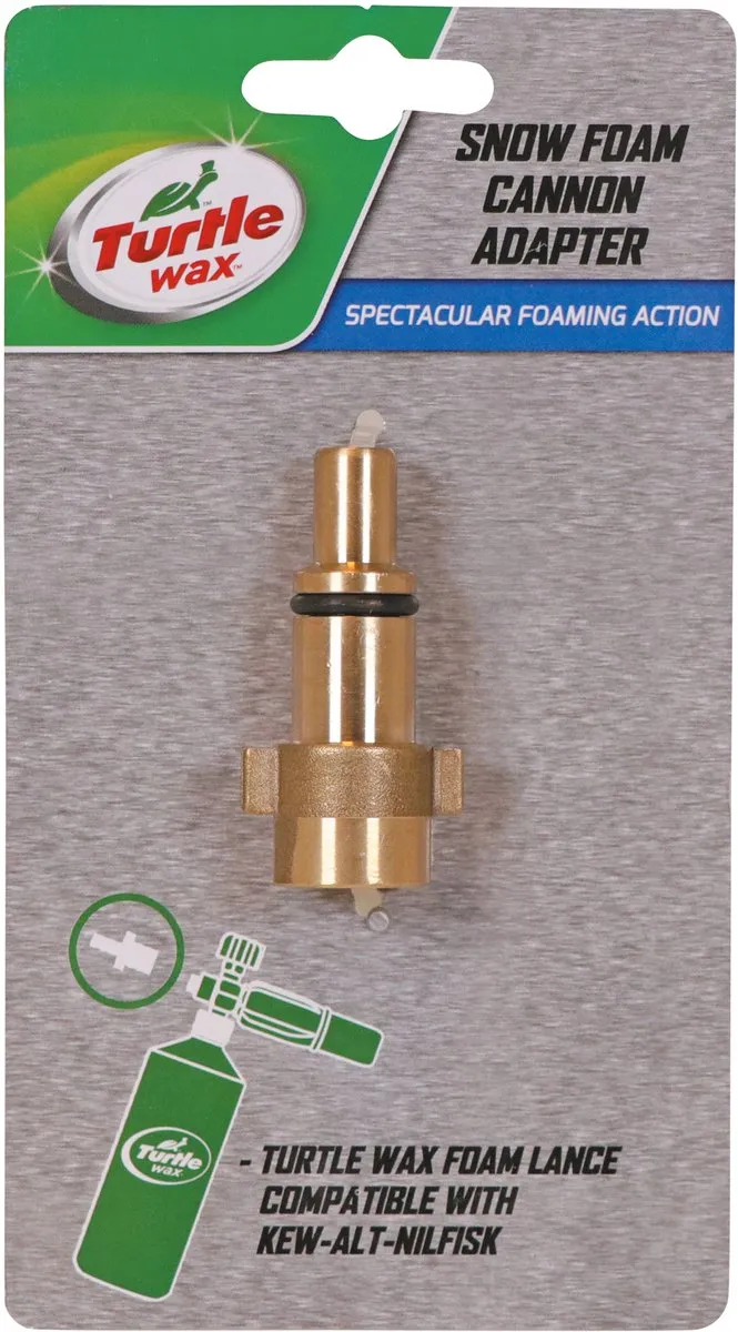 Turtle Wax Adaptor voor Turtle Snow Foam Cannon – Voor Black & Decker hogedrukreinigers