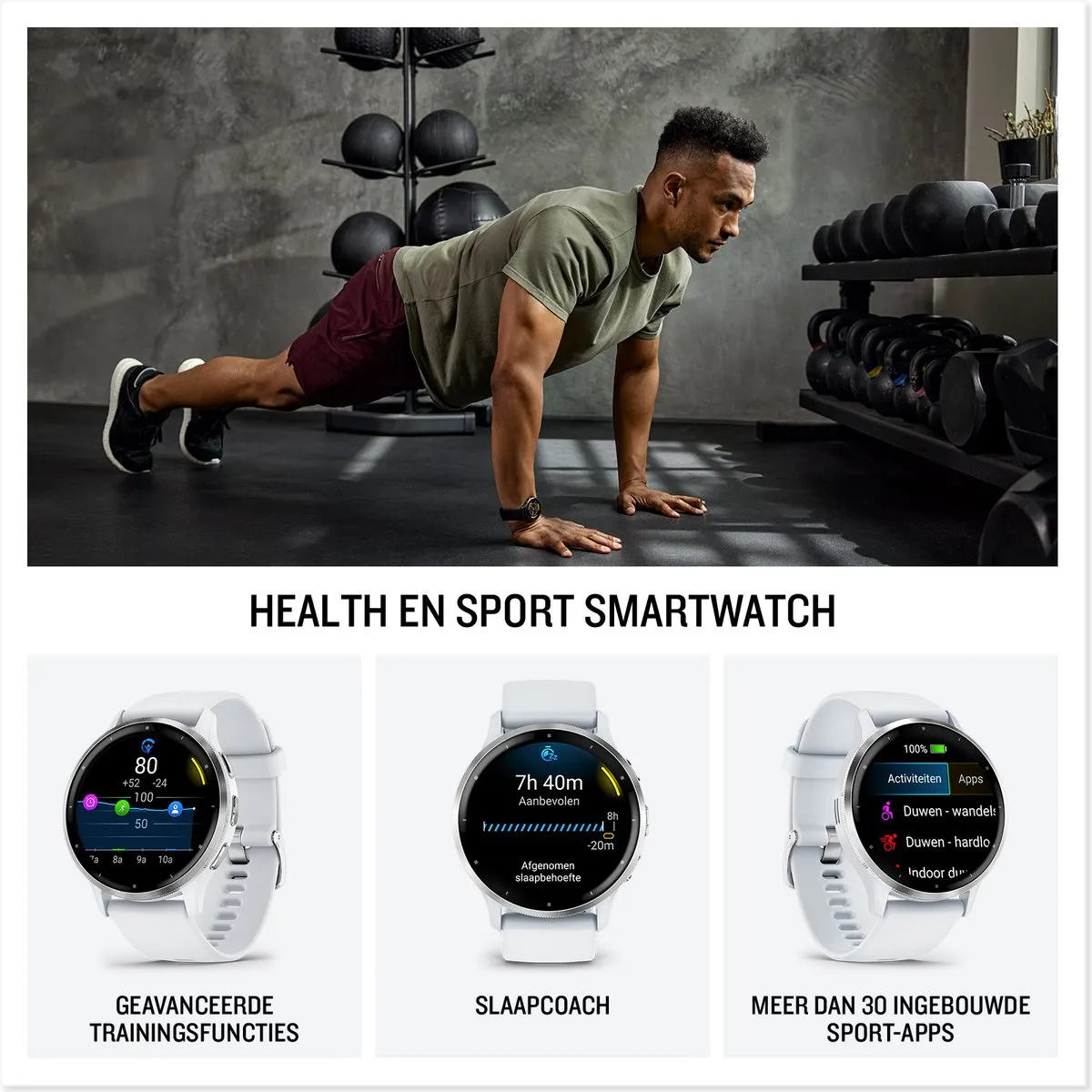 Garmin Venu 3s Smartwatch - 41mm - Sage Grey