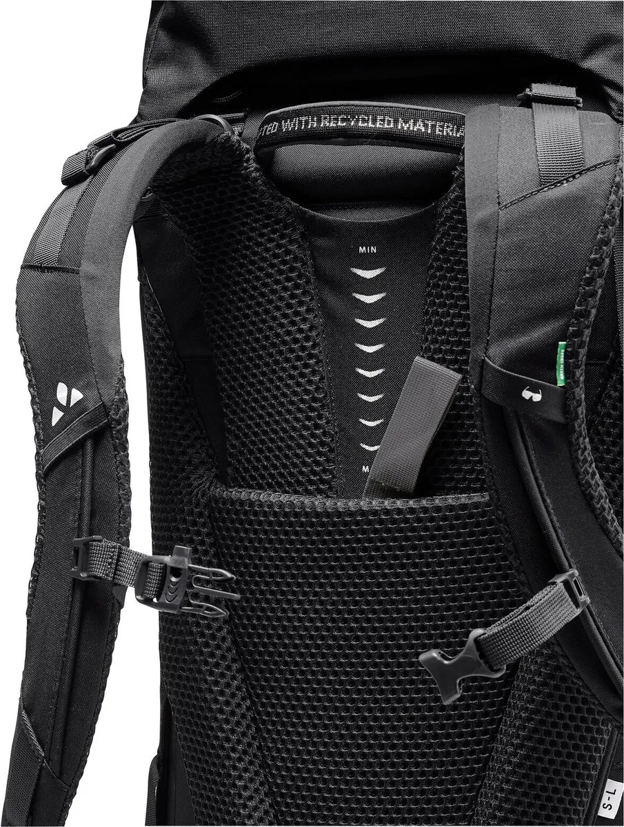Vaude Astrum EVO 60+10 Rugzak 70L - Zwart