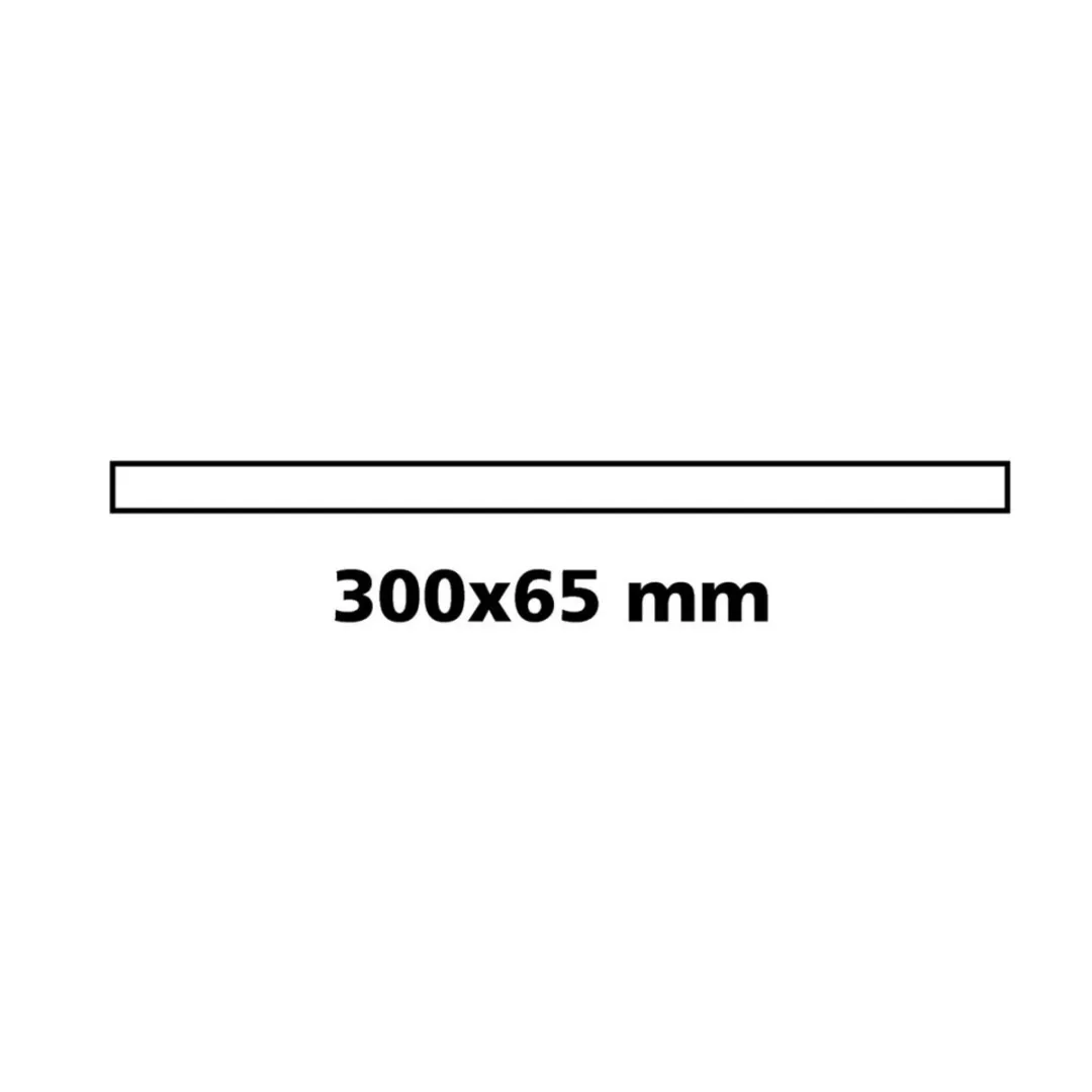 Lampa Achteruitkijkspiegel 300x65mm - Zwart