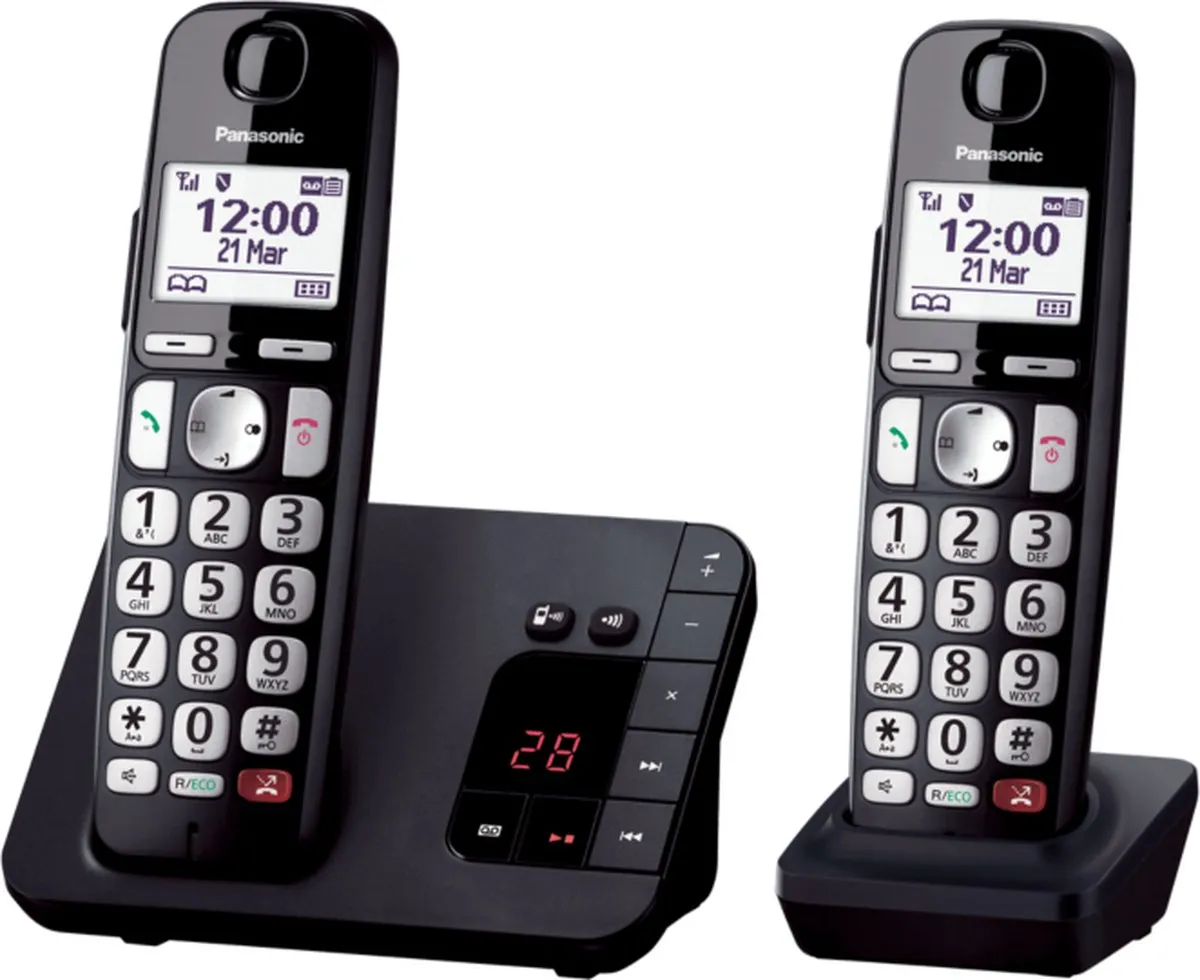 Panasonic KX-TGE262NLB DECT Telefoon Duo