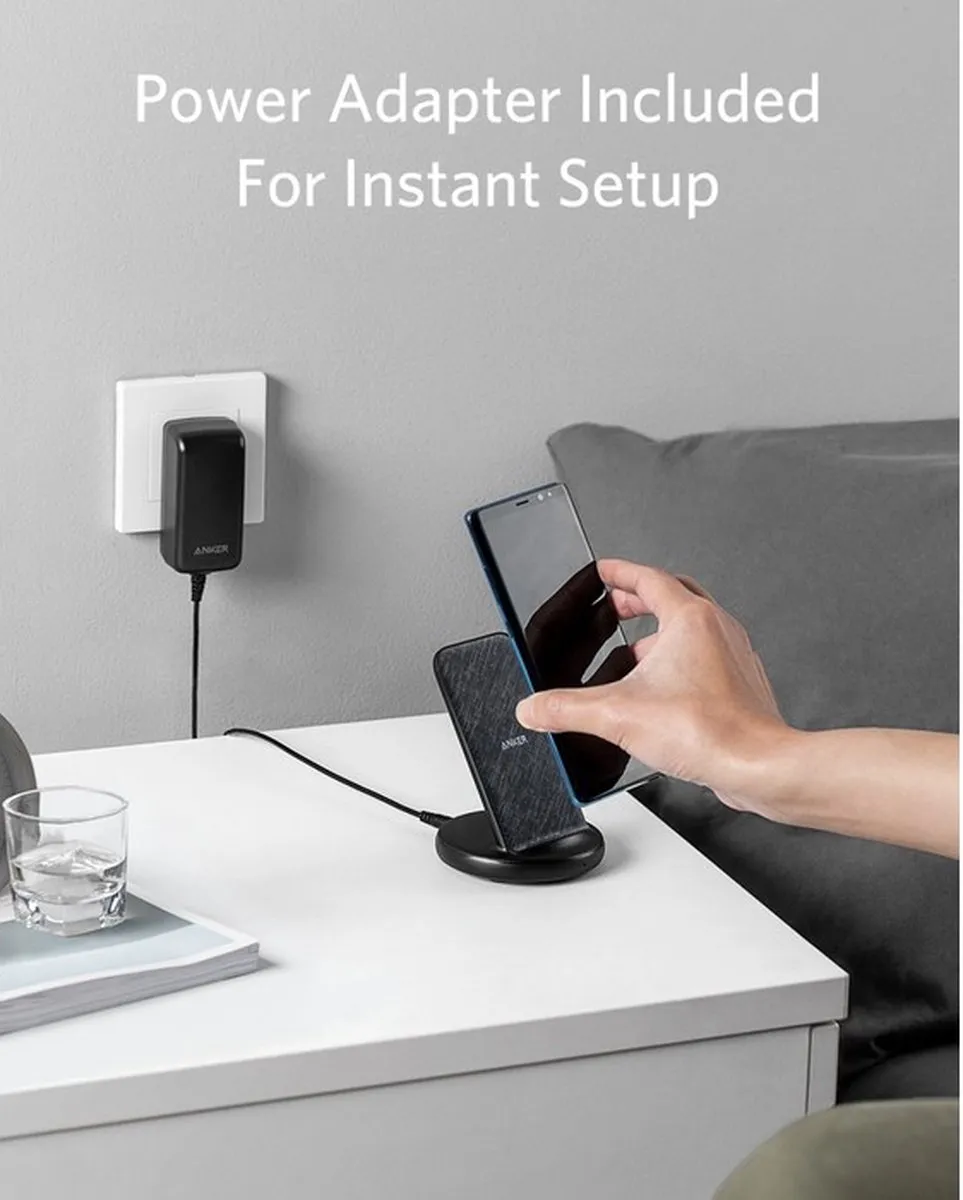 Anker PowerWave II Stand AKB2529GF1 - 15W - Zwart/Grijs